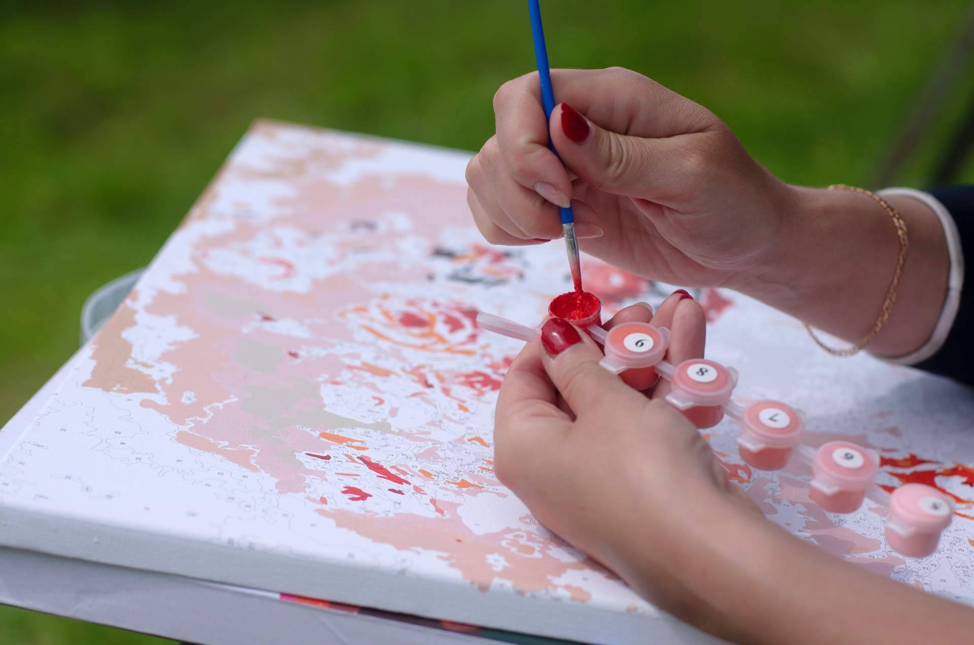Las bondades de la pintura terapéutica: Pintar Números