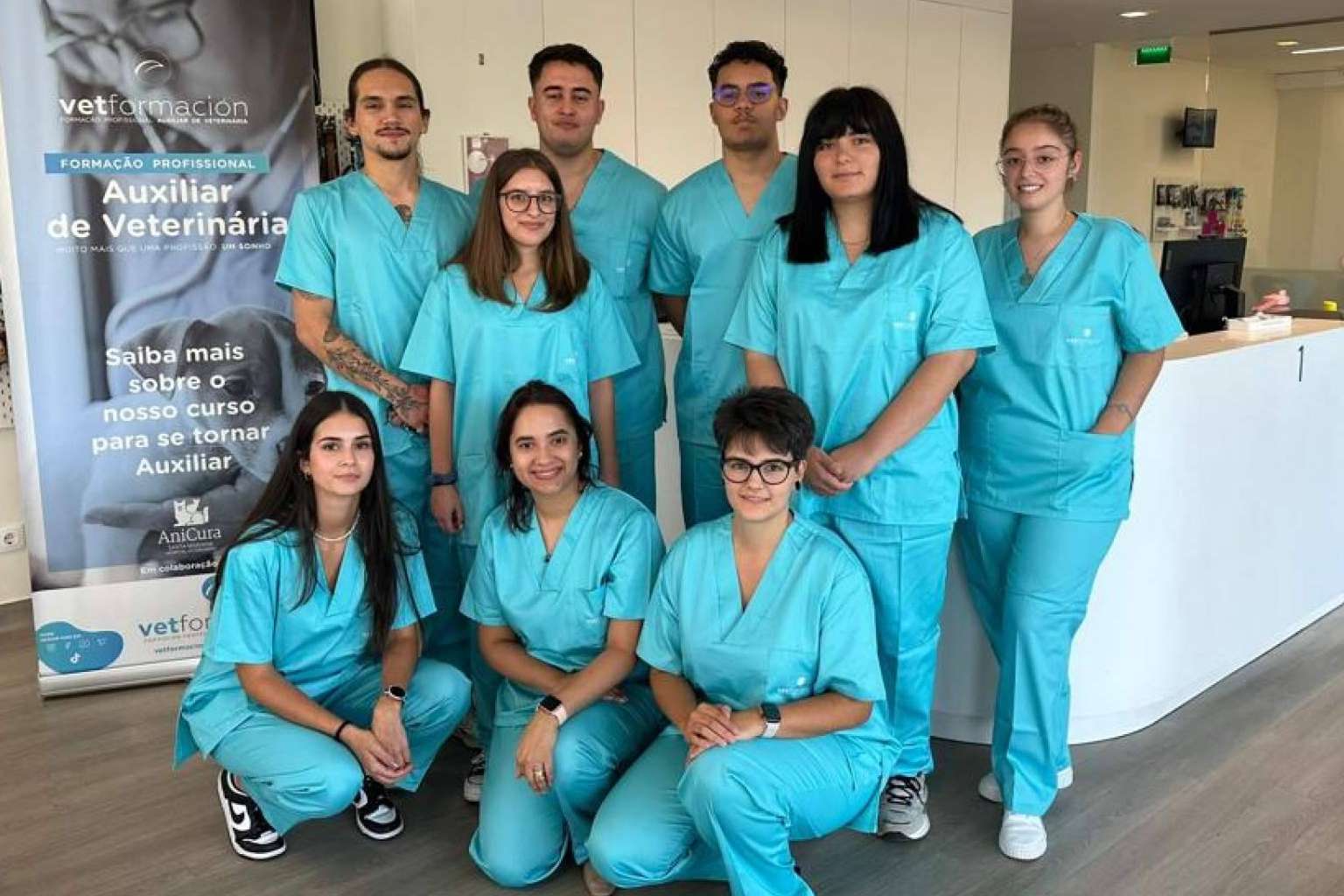 Abren dos centros de formación presencial de auxiliar de veterinaria en Portugal y cursos semi-presenciales en todo Portugal, de Vetformación